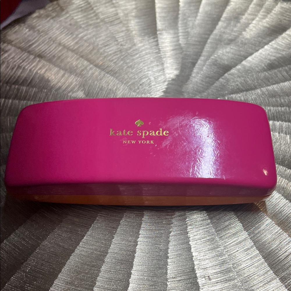 Kate Spade Vibrant Pink and orange  Eyewear Case